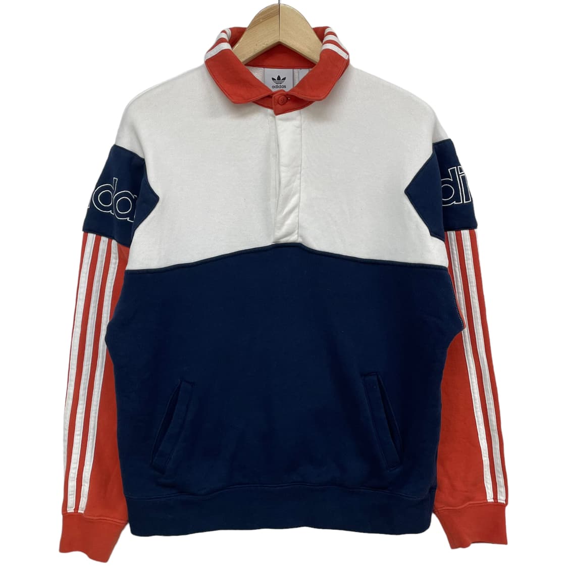 Adidas Trefoil Polo Sweatshirt 상품이미지1
