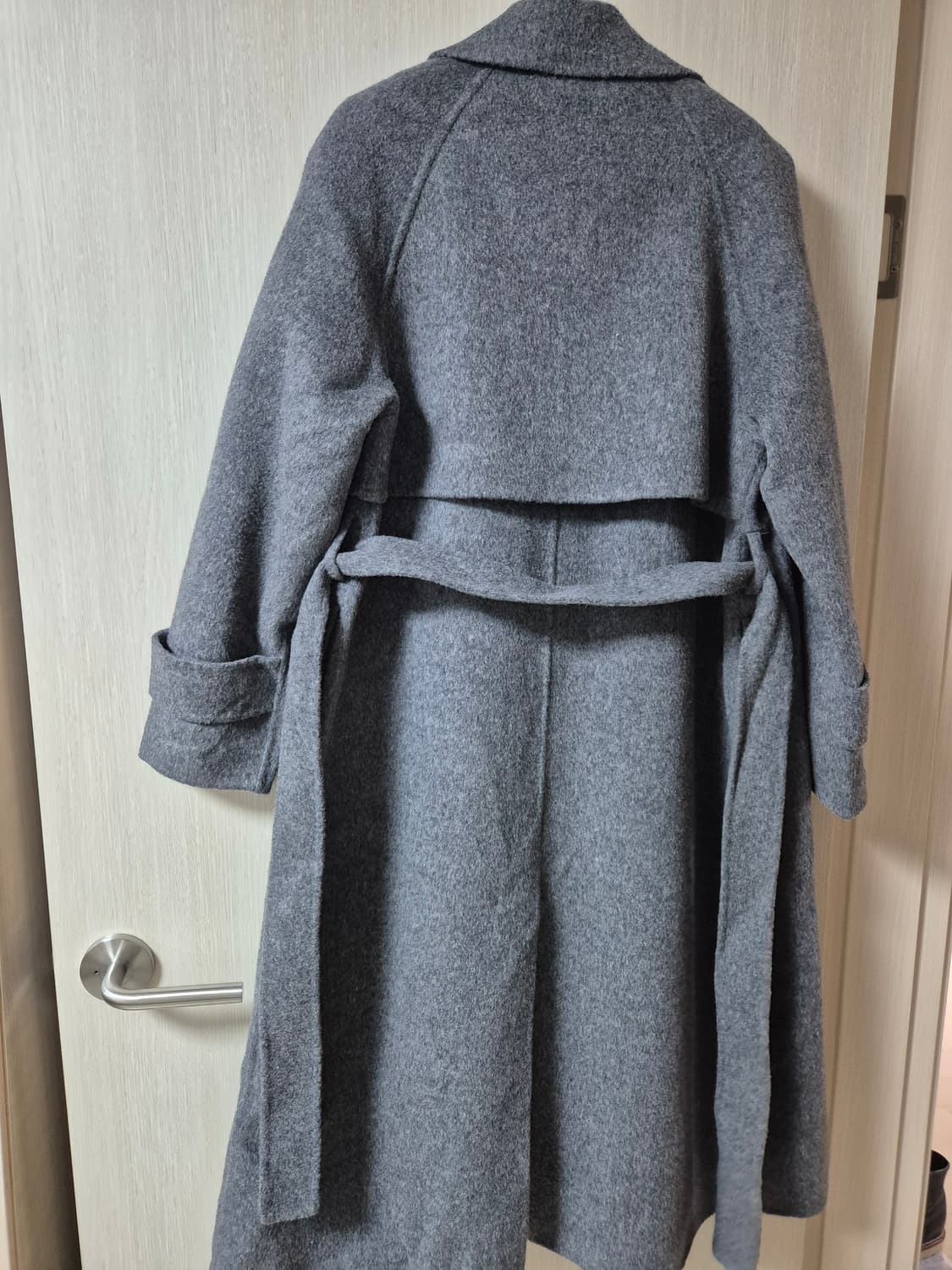 링서울 핸드메이드코트  (울 벨티드 트렌치코트) 그레이 상품이미지4