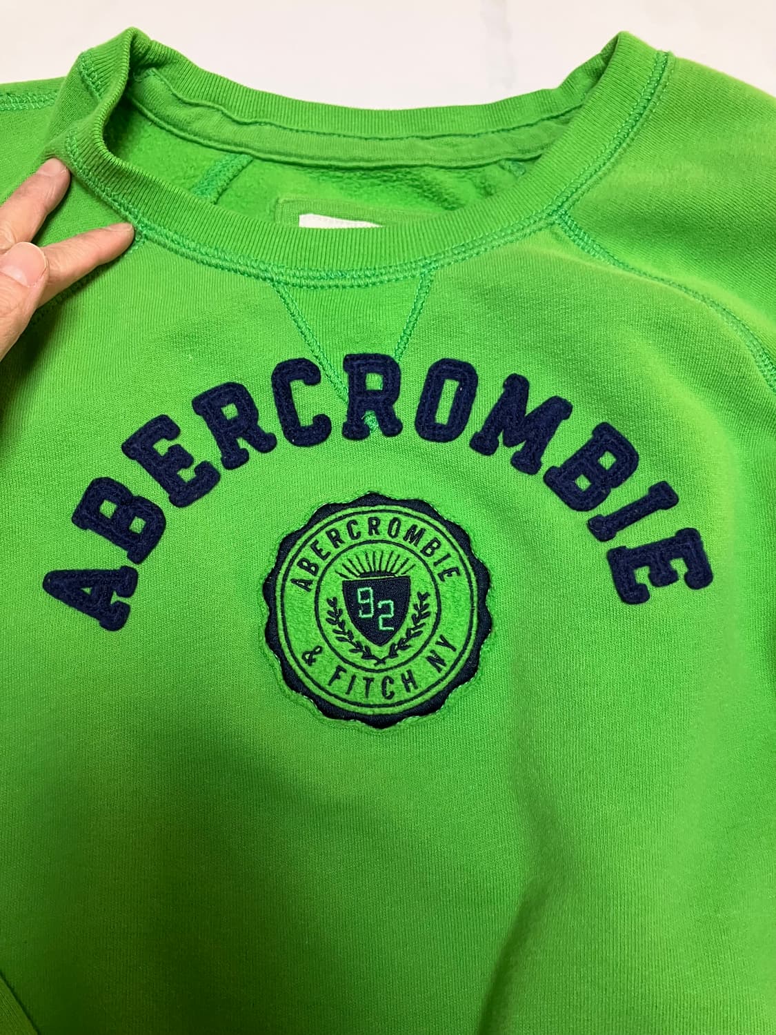 아베크롬비 크레스트 프레피 하이틴 기모 맨투맨  상품이미지2