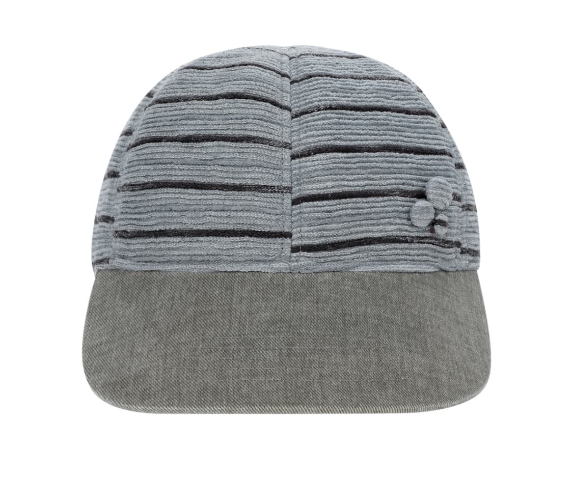 코이세이오 피치 스트라이프 캡 모자 그레이 상품이미지1