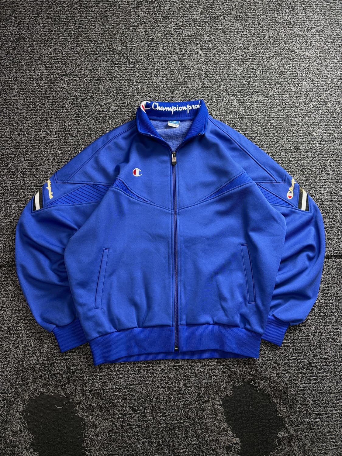 챔피온 일판 올드스쿨 사이드라인 트랙탑 저지 자켓 3704 상품이미지2