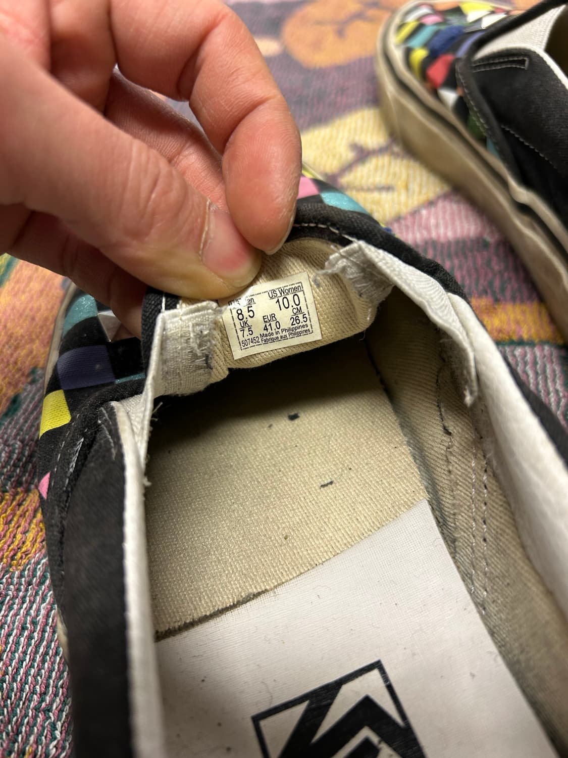 반스 체커보드 슬립온 (265) 상품이미지4