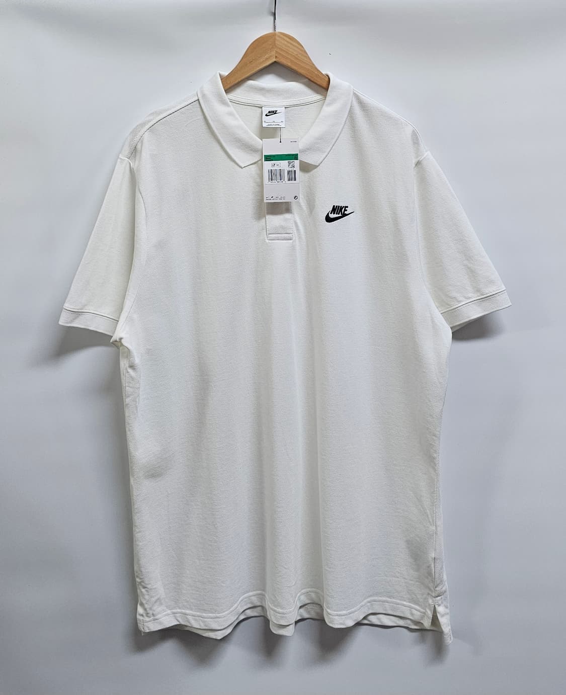 나이키 화이트 반팔카라티 XL 새상품 국내2XL 상품이미지1