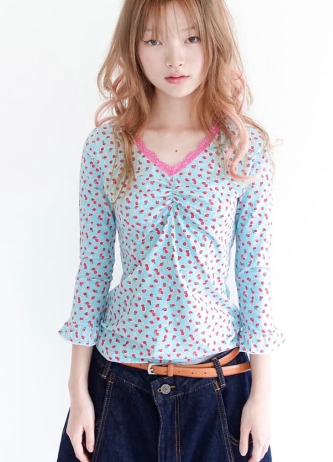 샵페어리 레이스 탑 민트 구해요 상품이미지1