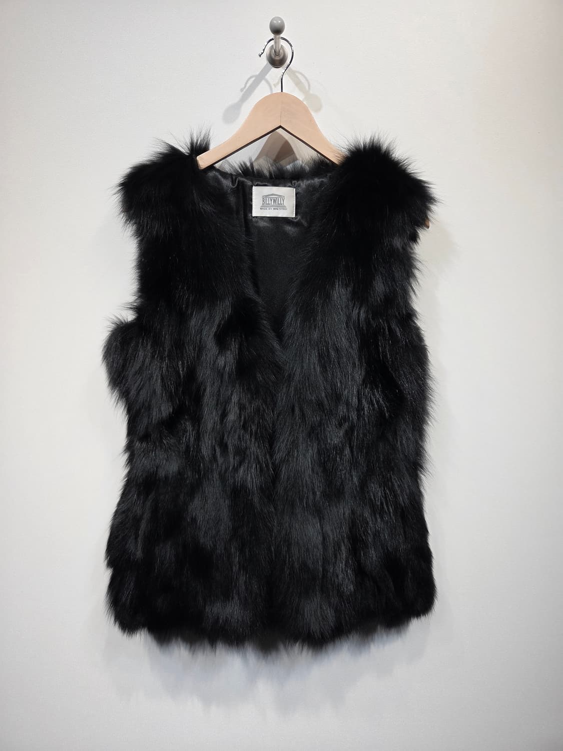 BILLYWILLY 블랙 퍼 베스트 조끼_S 상품이미지2