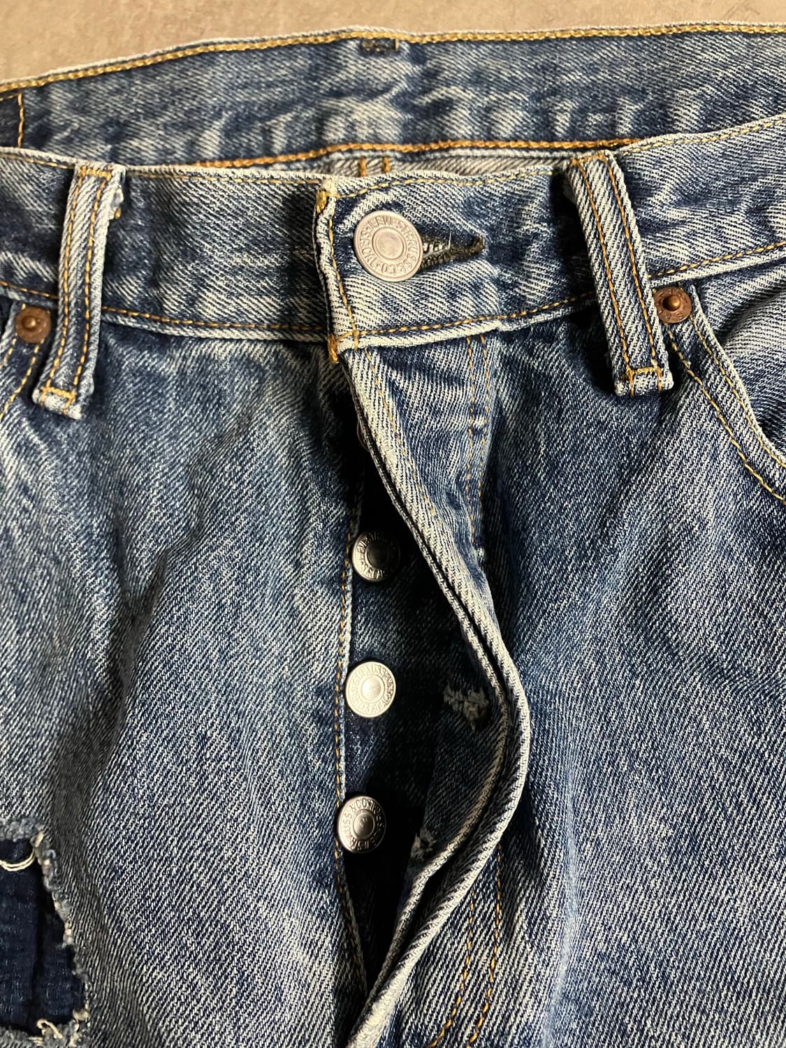 빈티지 리바이스501 리메이크 데님팬츠 상품이미지3