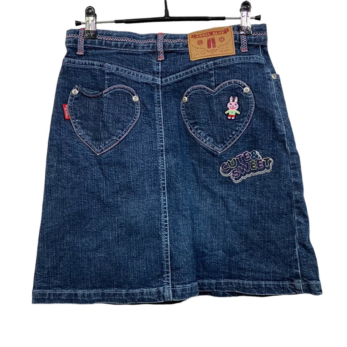 엔젤블루 키치 데님 스커트 상품이미지3