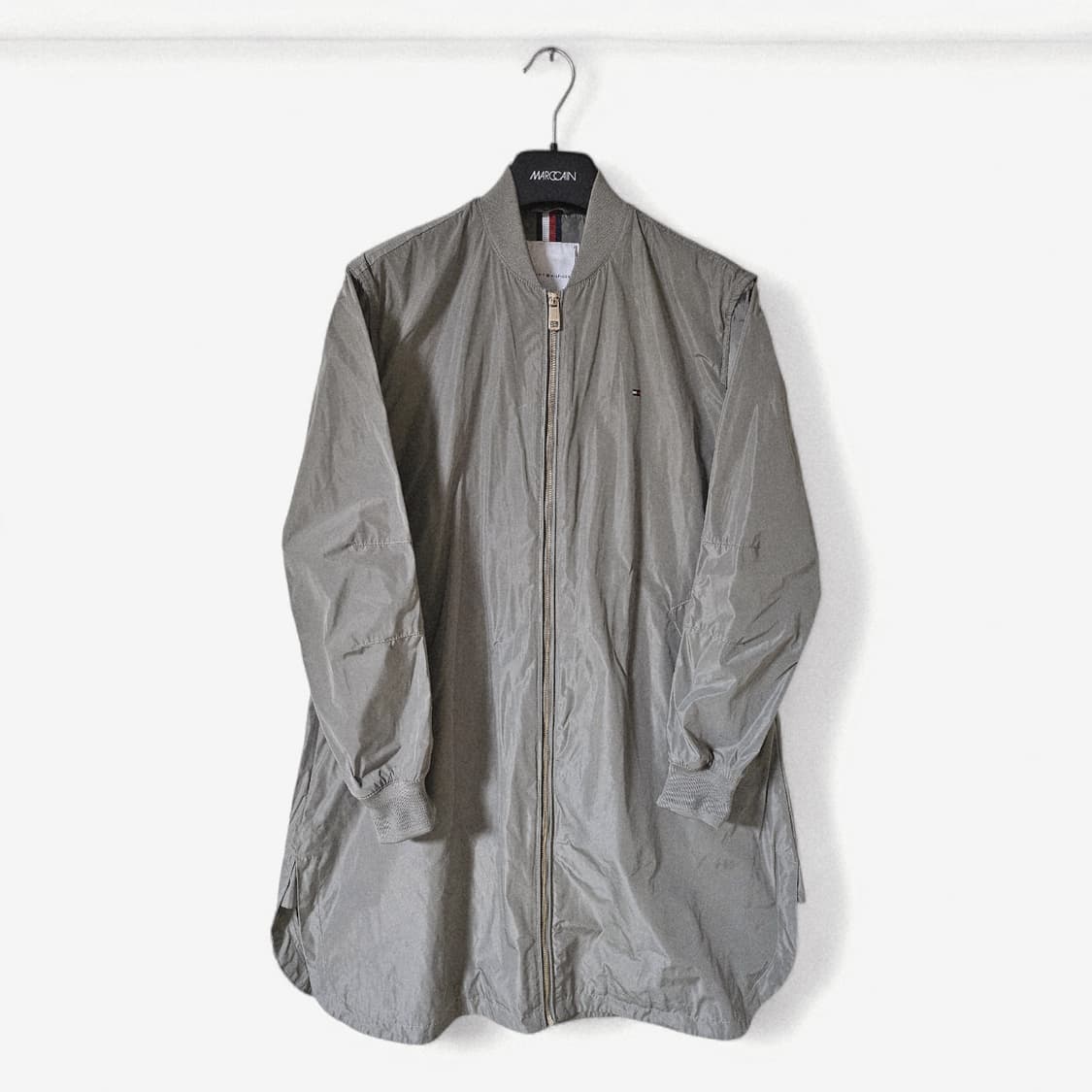 타미힐피거 여성 롱 봄버자켓 카키 롱점퍼 간절기 아우터 ㅣ 상태최상 상품이미지5