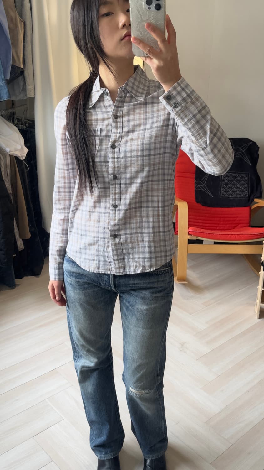 [MICHEL KLEIN] check cotton shirts 상품이미지6