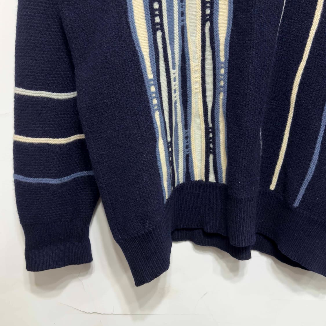 90s 서광 라코스테 울 니트 상품이미지3