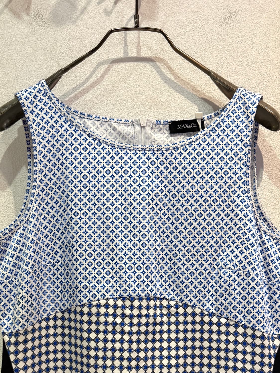 MAX&Co. Slim Side Block Pattern Dress 상품이미지3