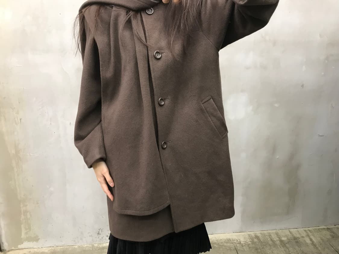 Scarf detail coat 상품이미지2