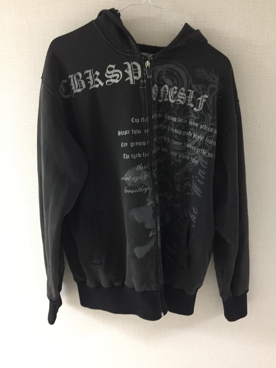 레터링 후드집업 상품이미지1