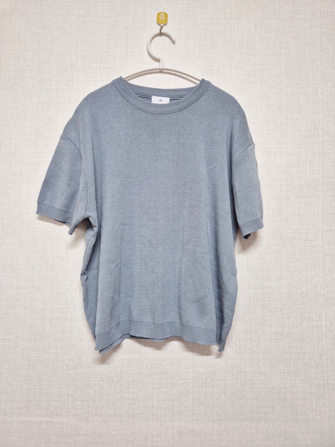 라운드 반팔 니트 상품이미지1