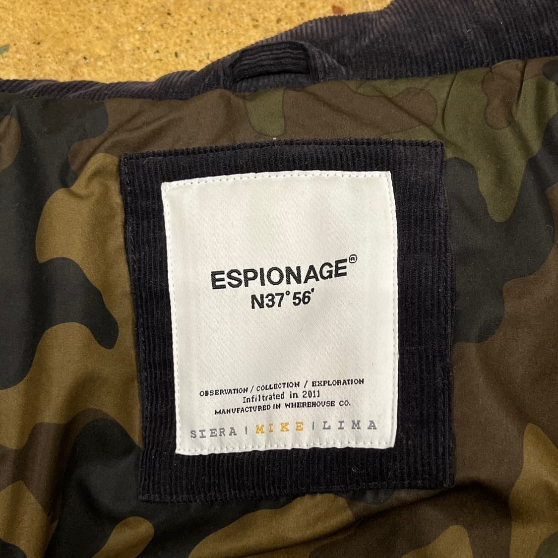 [정품/M] 에스피오나지 다운 패딩 블레이저 자켓 b14 상품이미지5