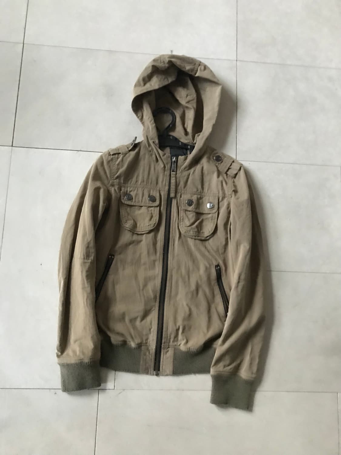 일본빈티지 베이지 후드자켓 상품이미지8
