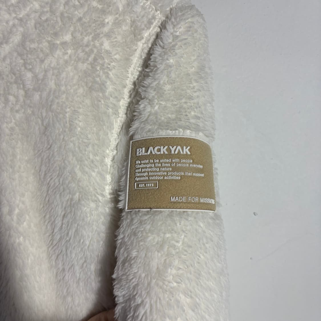블랙야크 빈티지 아이보리 보아 플리스 집업 자켓 (무료배송) 상품이미지3