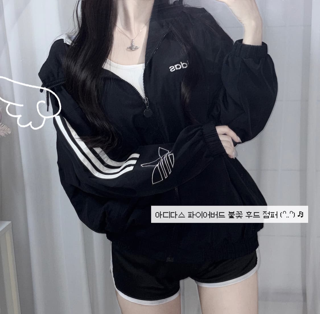 🐰아디다스 파이어버드 불꽃 후드 점퍼 저렴🖤 상품이미지1