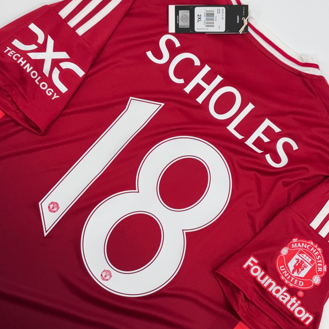 아디다스 24 25 맨유 맨체스터 유나이티드 레전드 매치 스콜스 유니폼  상품이미지5