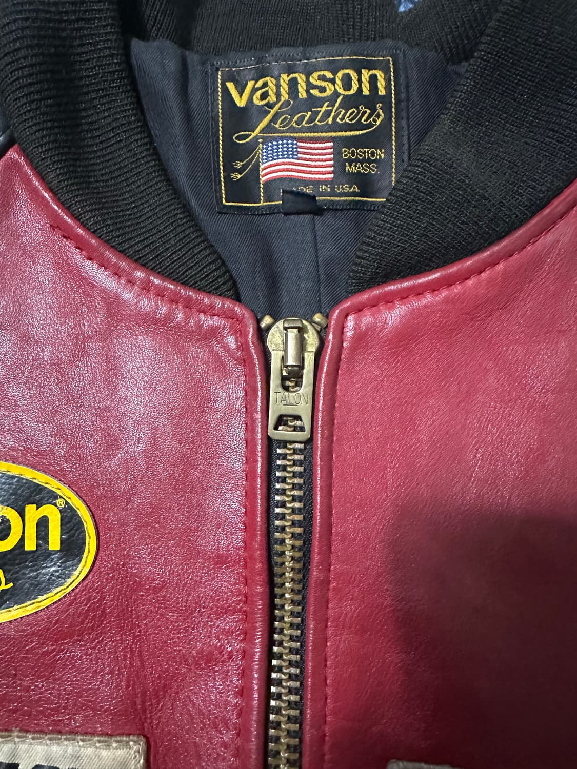 벤슨 레더 자켓 사이즈 40 상품이미지6