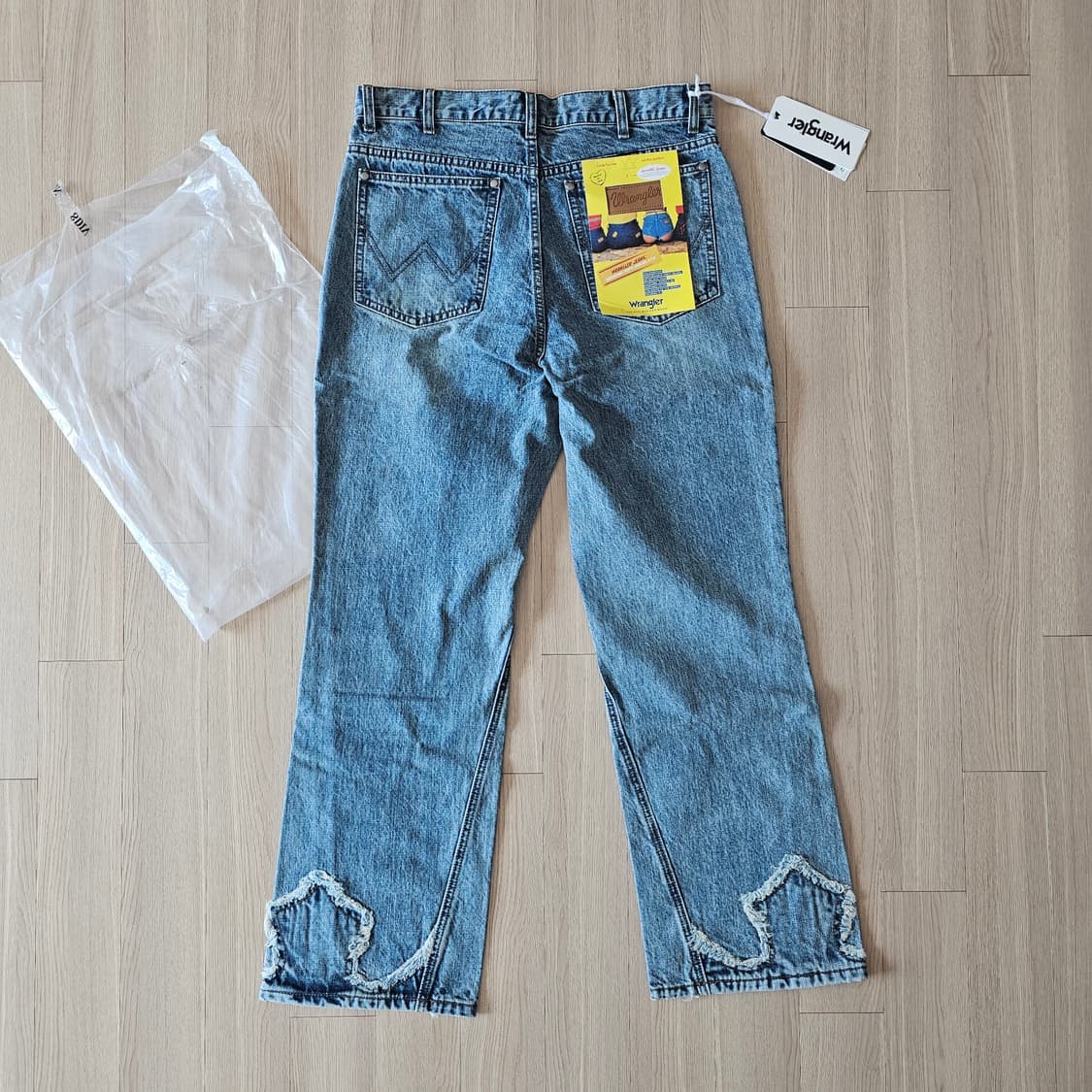 32 새제품) 랭글러 디스트로이드 플레어 데님 청바지 웨스턴 부츠컷 42 상품이미지6
