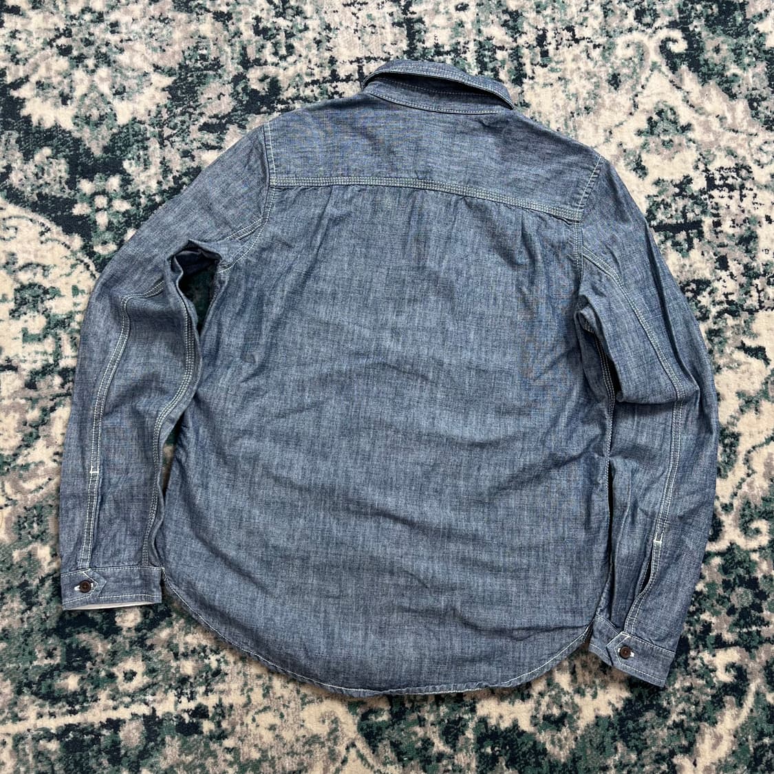 90s Levis Jpn 리바이스 일제 샴브레이 웨스턴 셔츠(S) 상품이미지4