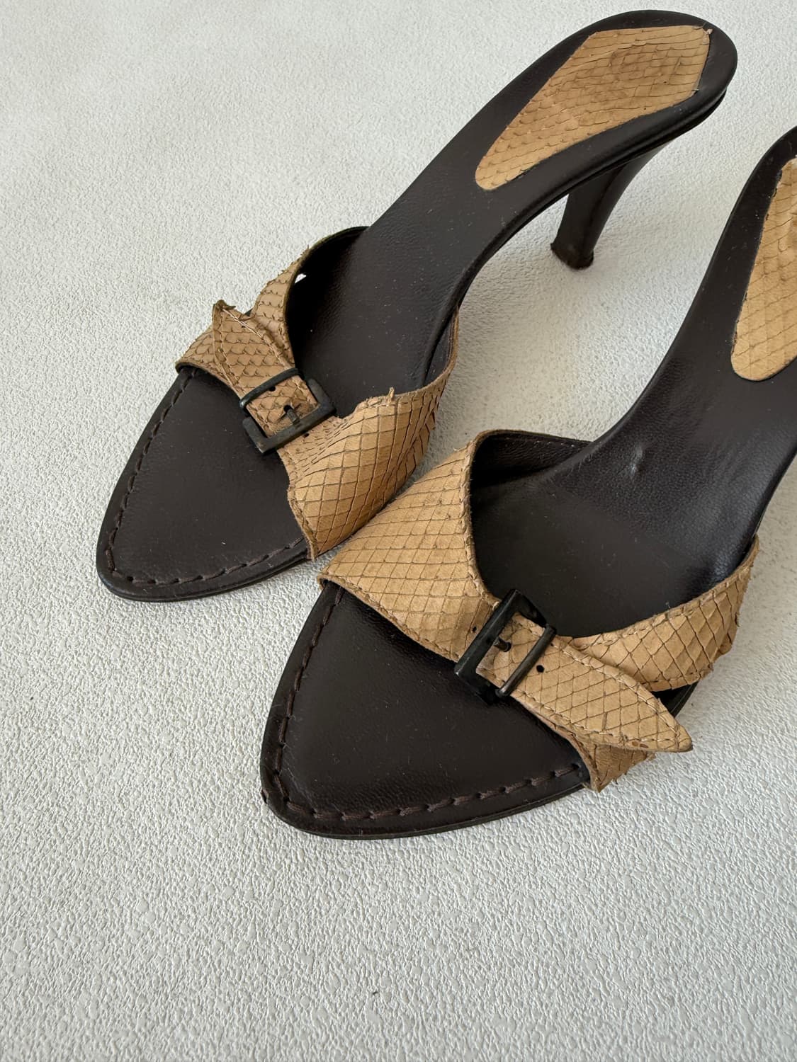 [EU38]MADE IN ITALY 리얼 파이톤 구두 상품이미지5