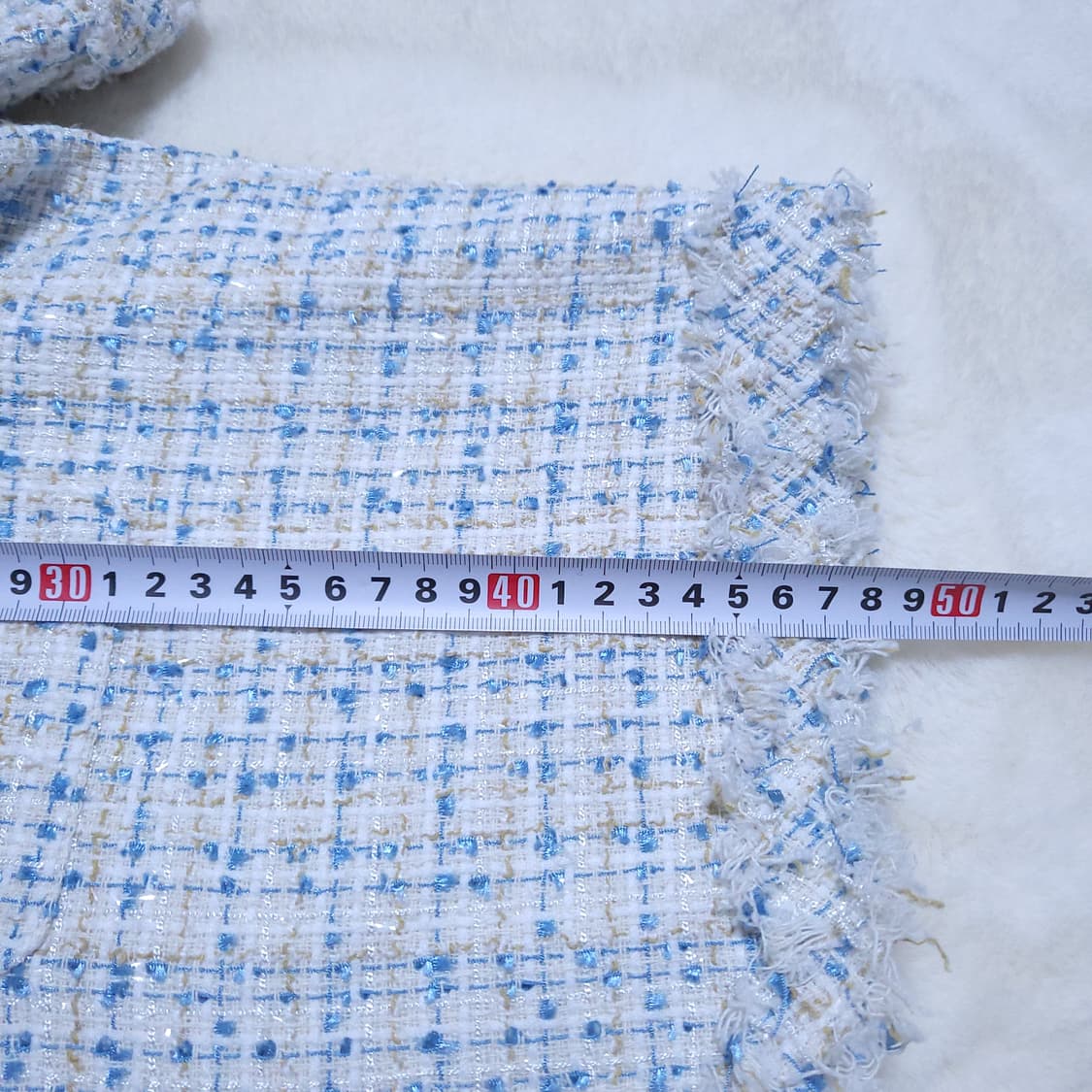 포커스 여성 트위드반팔자켓 F 0224 상품이미지8