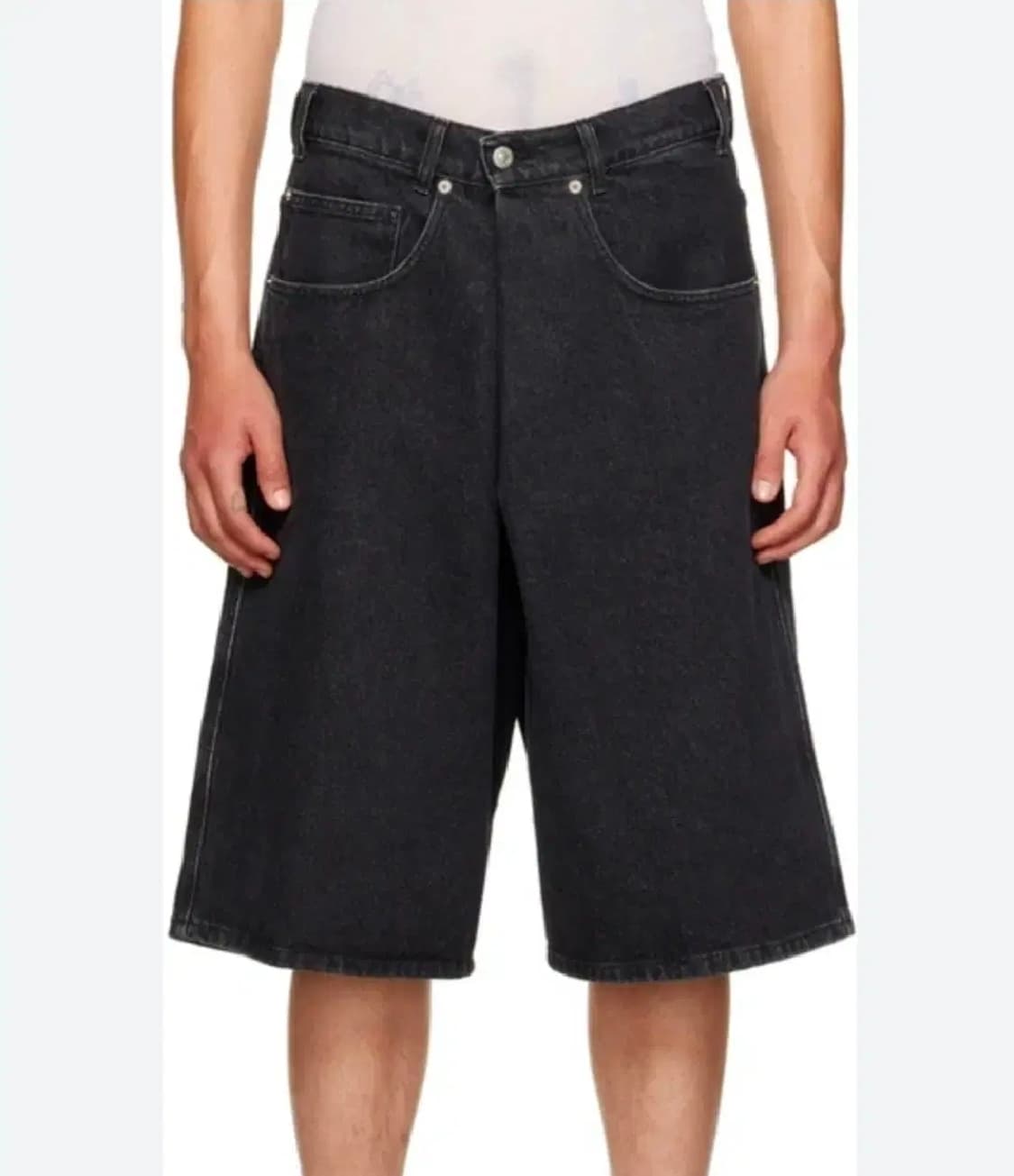 luudan pleated denim shorts 루단 버뮤다 팬츠 32 상품이미지1