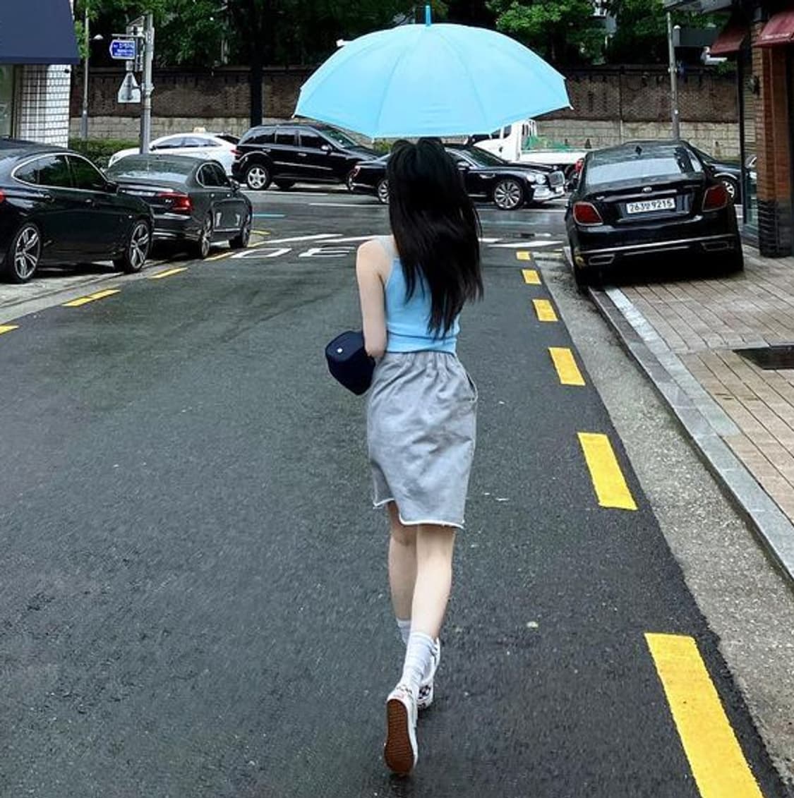 [품절새상품] 손 화민 님 디에이디 코튼 카고 미니 스커트 치마 그레이 상품이미지2