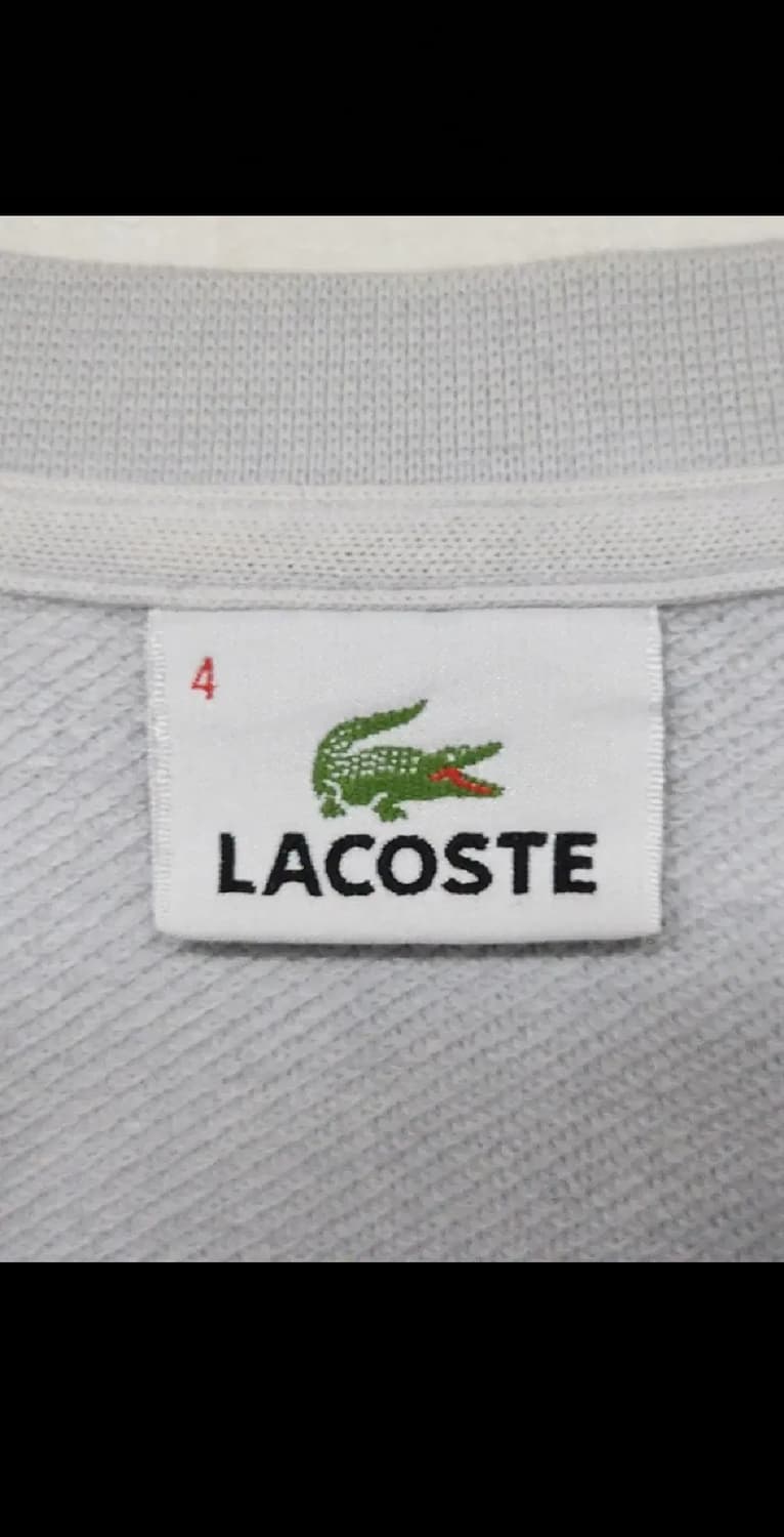 (L) 라코스테 맨투맨 로고 스웨트 티셔츠 캐주얼  상품이미지3