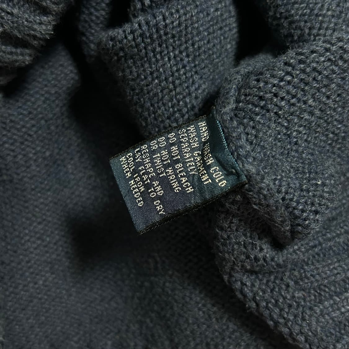 폴로 랄프로렌 오버핏 코튼 니트 네이비 블루 XL 105  상품이미지8