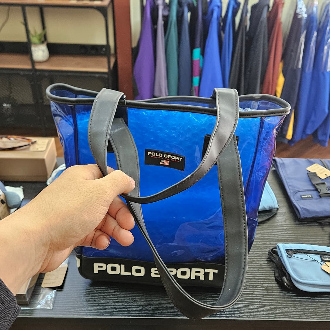 폴로 스포츠 PVC 토트뱁 상품이미지6