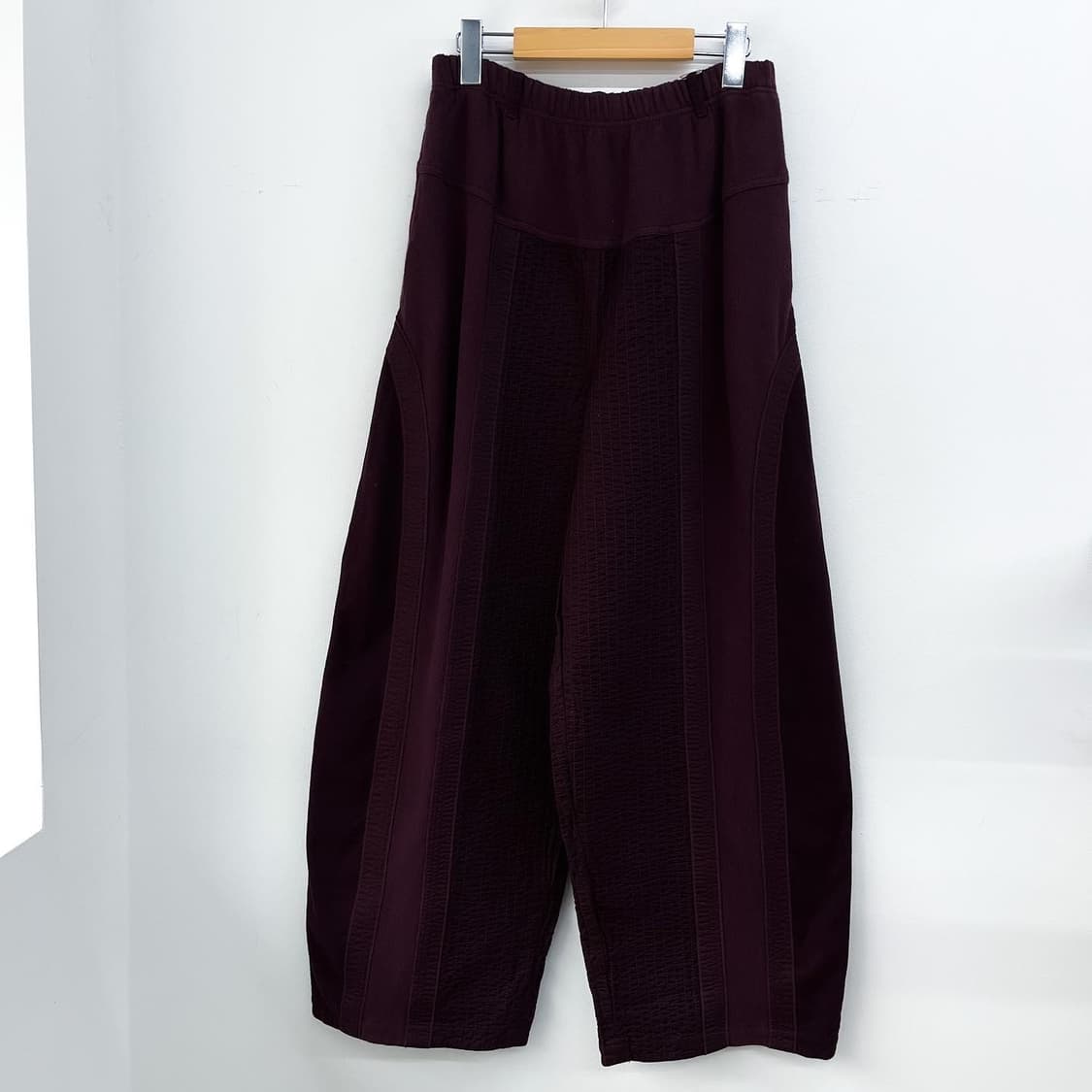 야코 마리카드 트리콧 버건디 벌룬 스웻 팬츠 상품이미지5