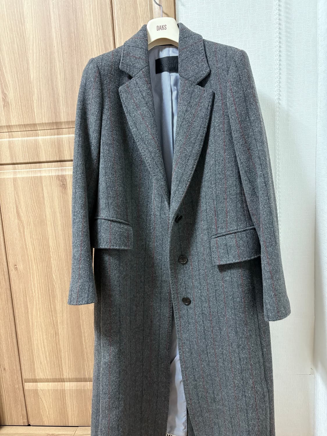 럭키슈에뜨  스트라이프 코트 상품이미지1