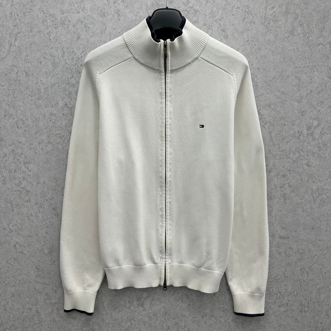 105 타미힐피거 남자 니트집업 상품이미지1