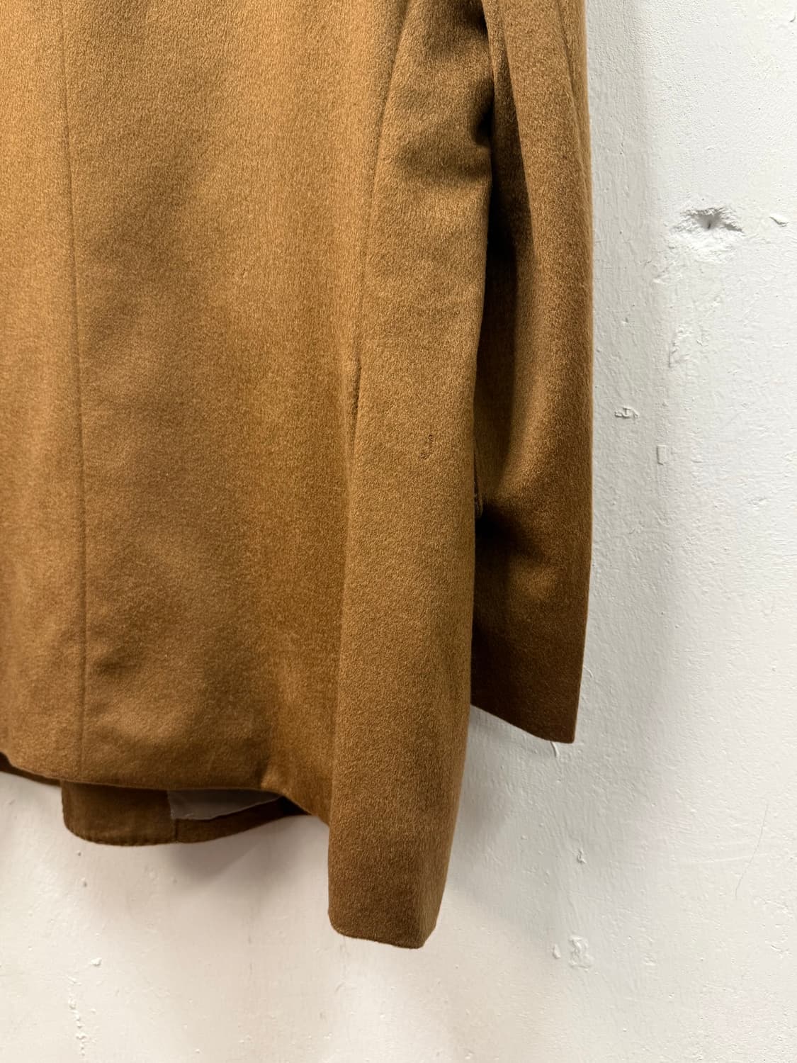 L) Cashmere 100% Camel Double-Breasted J 상품이미지8