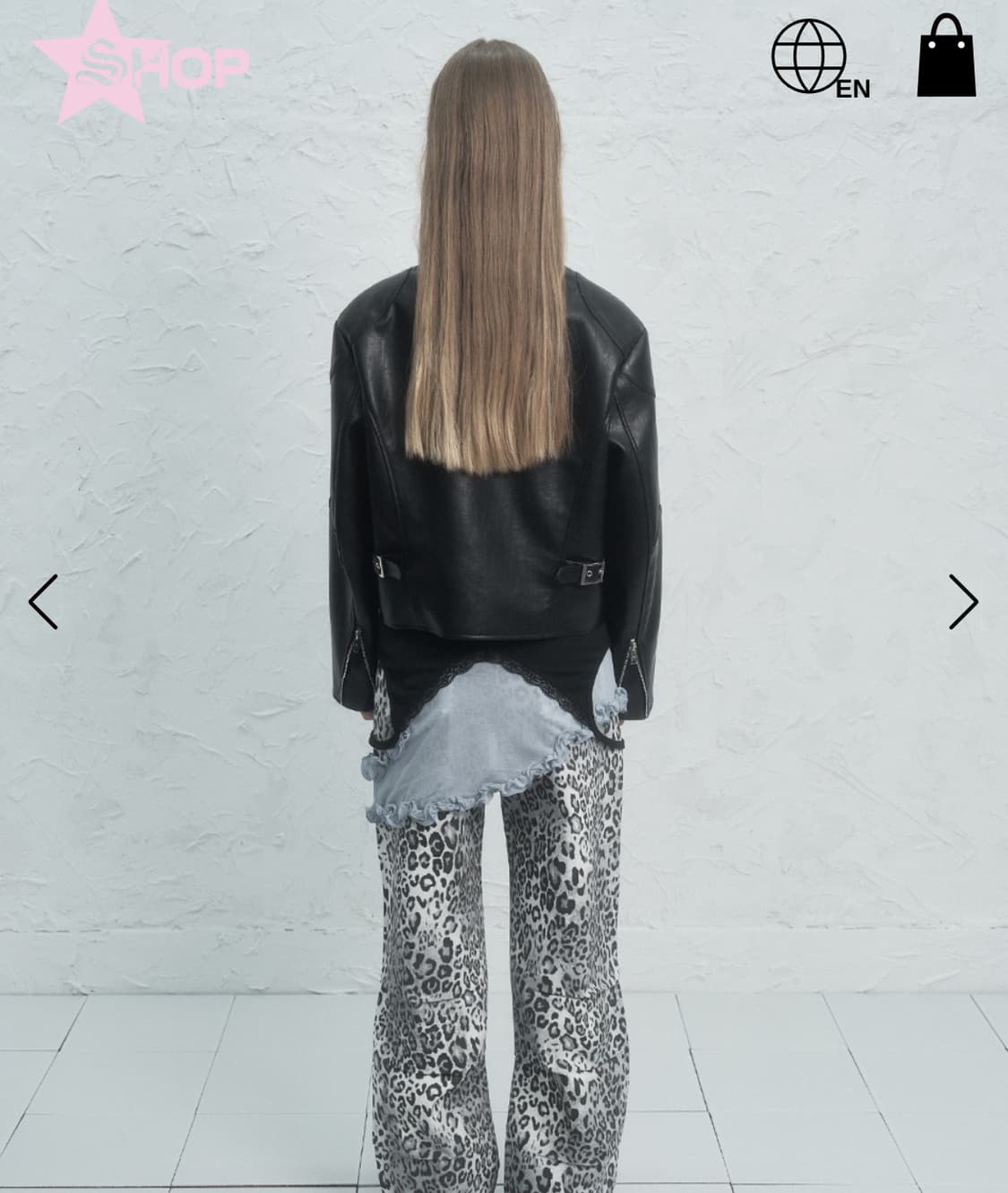 셋업이엑스이 리벳 바이커 레더 자켓 상품이미지2