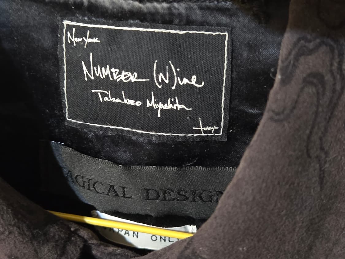 넘버나인 X magical design 06aw noir 스컬 셔츠 상품이미지2