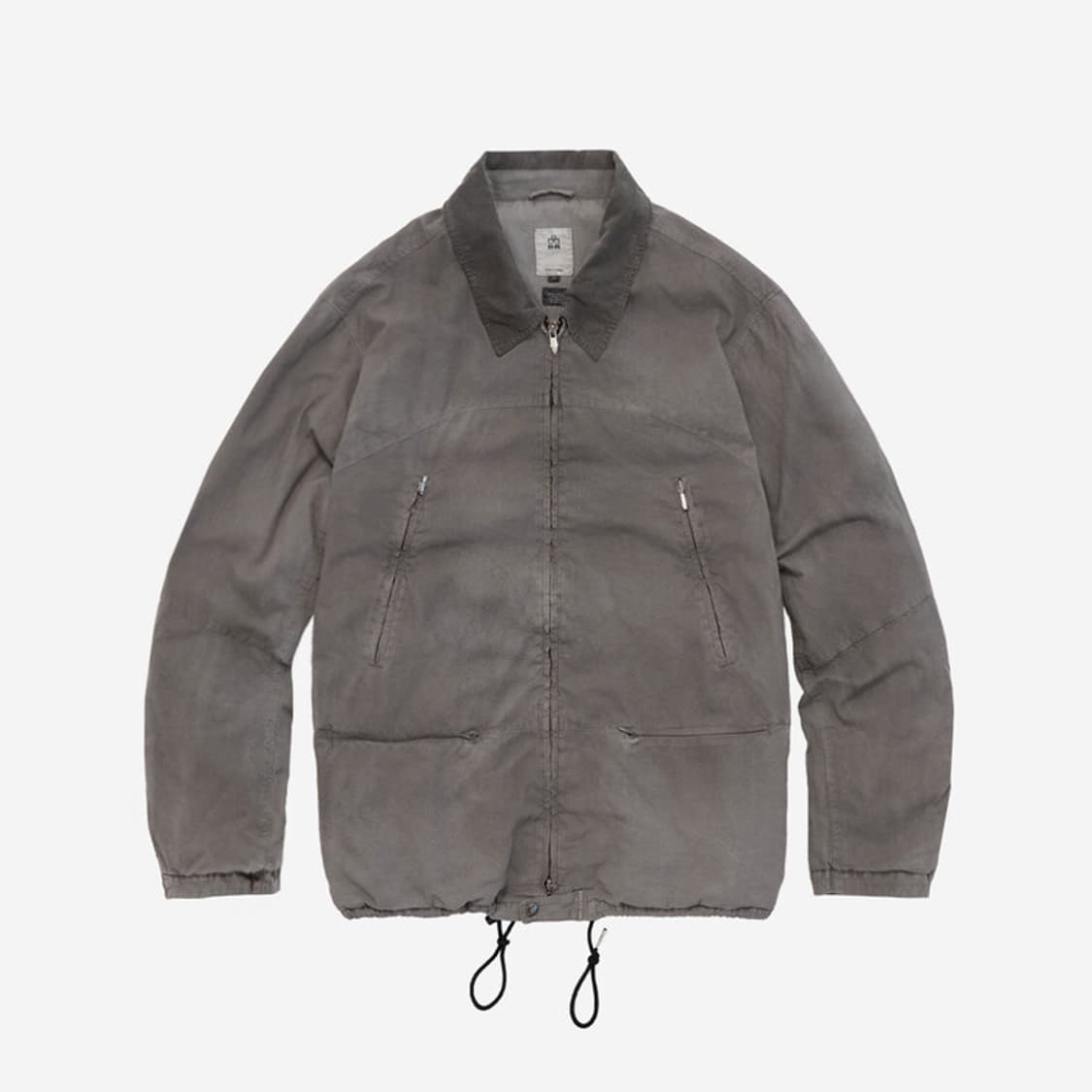 (4)폴리테루 5zip 자켓 그레이 베이지 상품이미지1