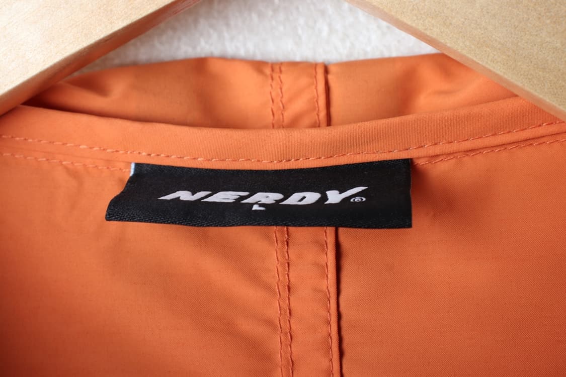 (L-2XL) 널디 집업 바람막이 점퍼자켓 경량 오렌지-H32528 상품이미지8