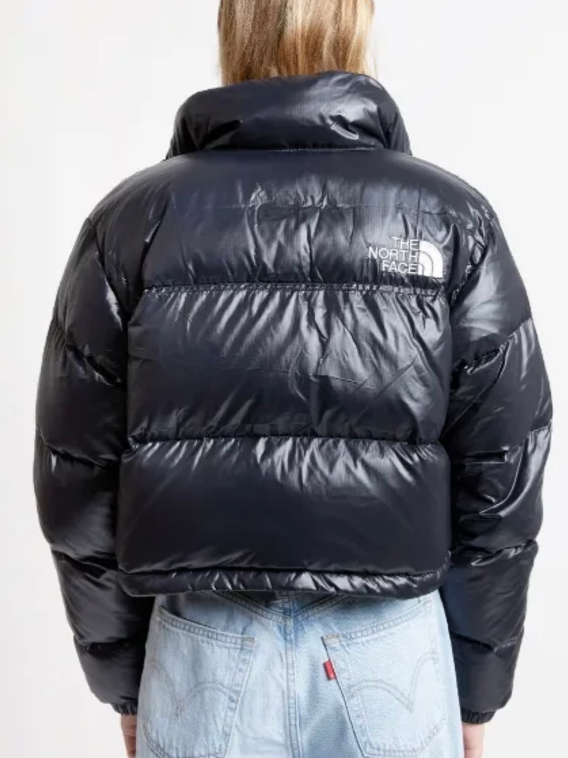 새상품 노스페이스 눕시 700 여성  숏패딩 블랙 상품이미지3