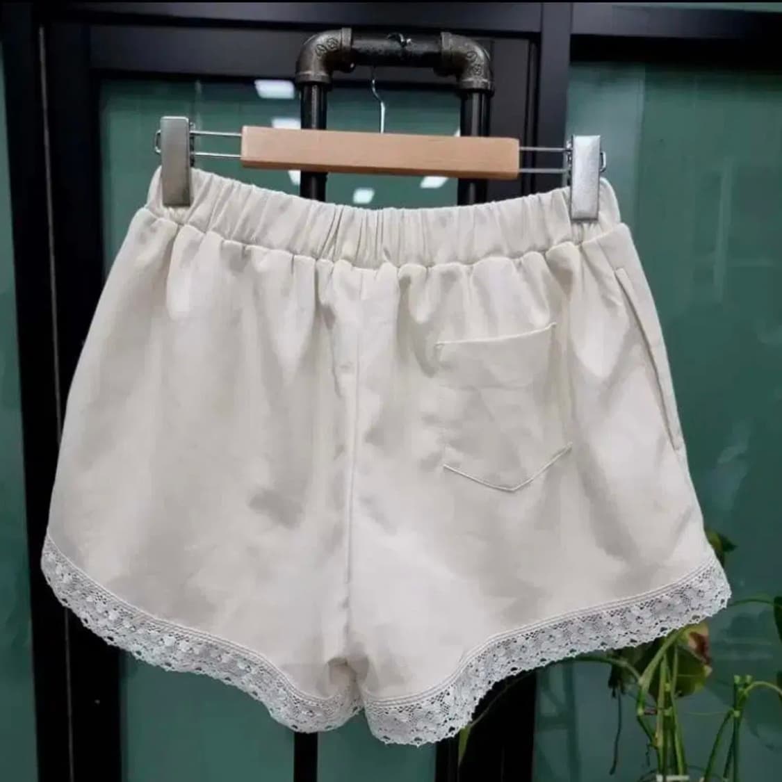 마르디메크르디 레이스 레더 반바지 상품이미지2