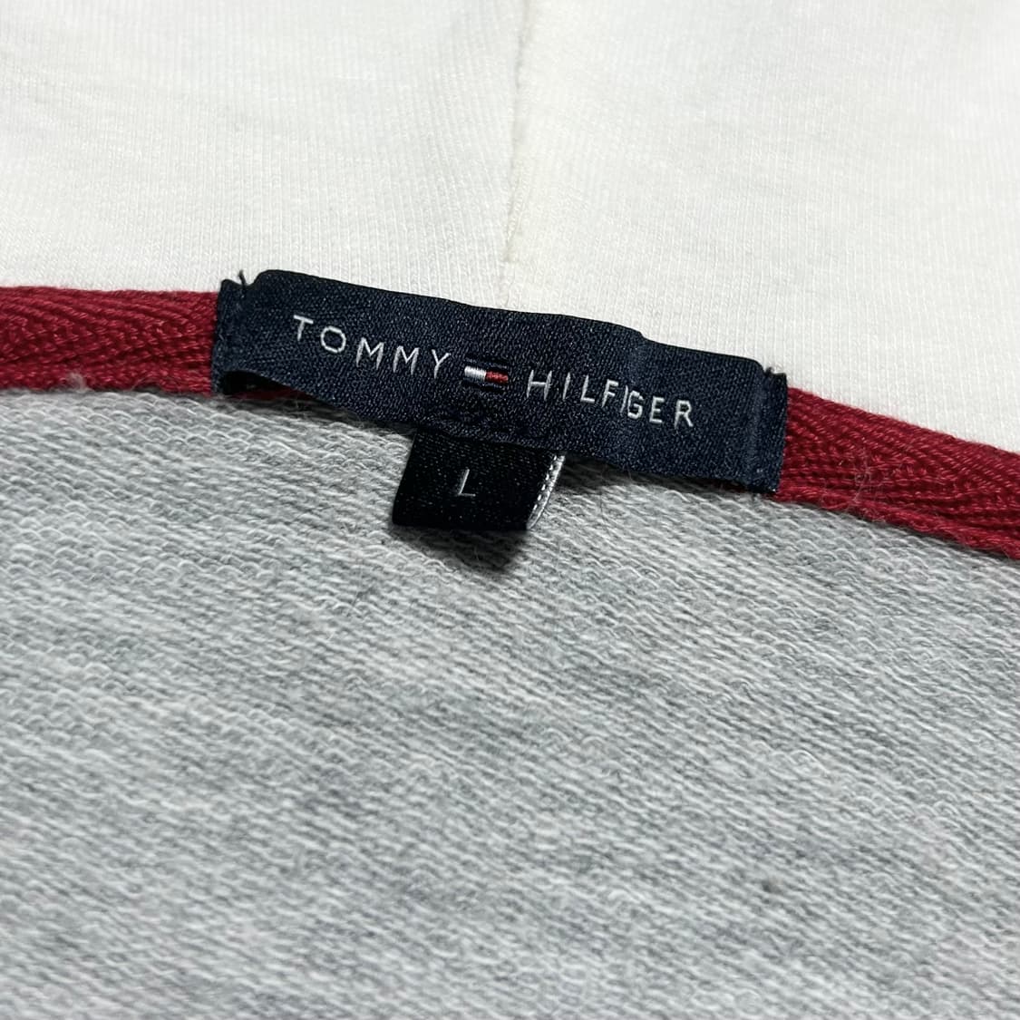 [L] Tommy 타미힐피거 우먼즈 그레이 후드 자켓 상품이미지3