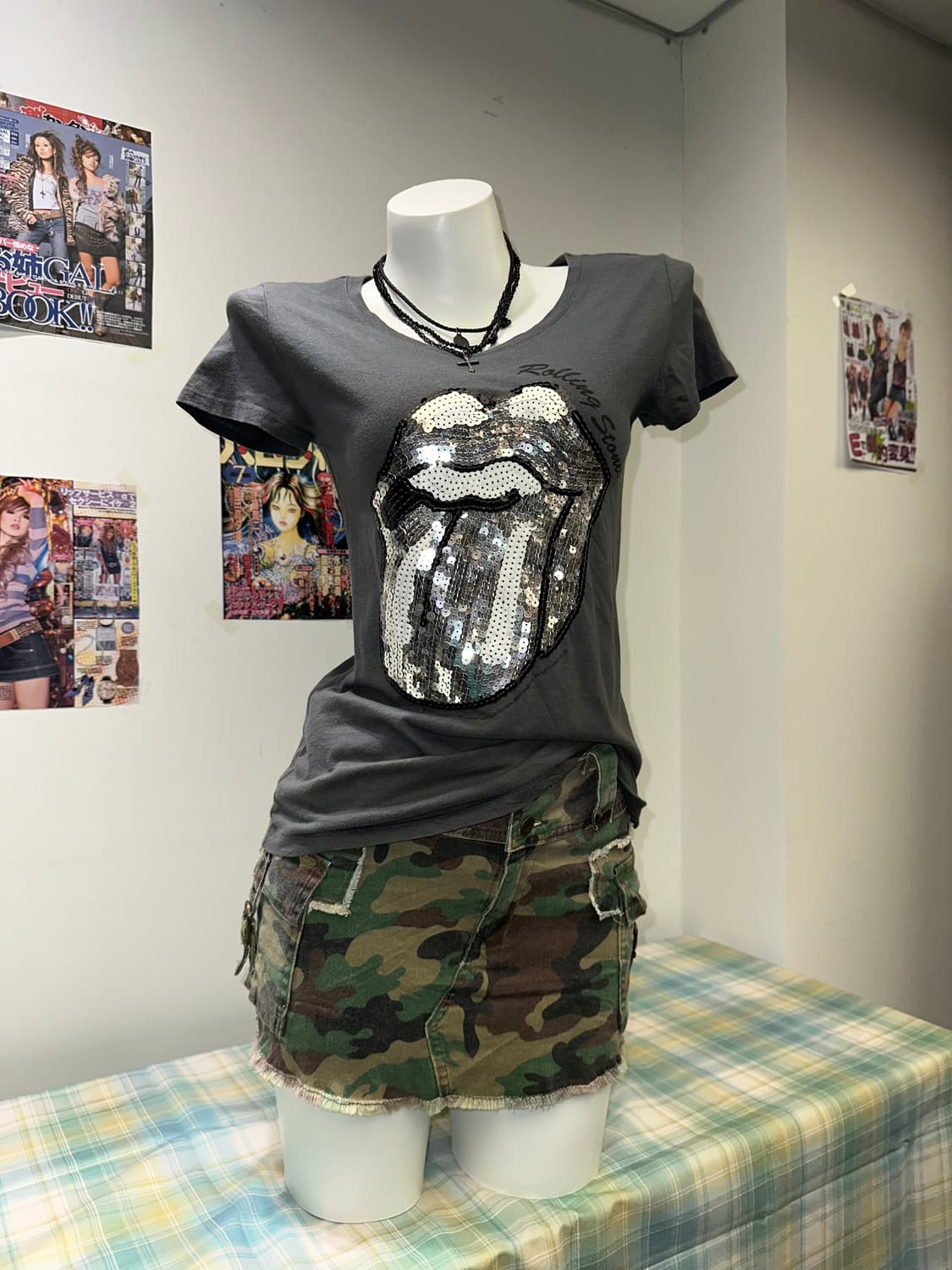 Rolling Stones spangle Short-sleeve 상품이미지1