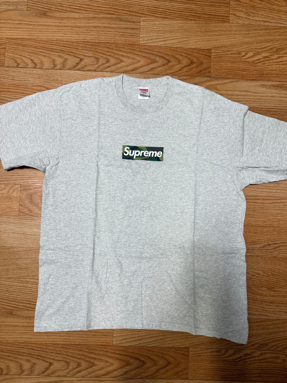 [XL] 슈프림 카모 박스 로고 그레이 팝니다! 상품이미지1