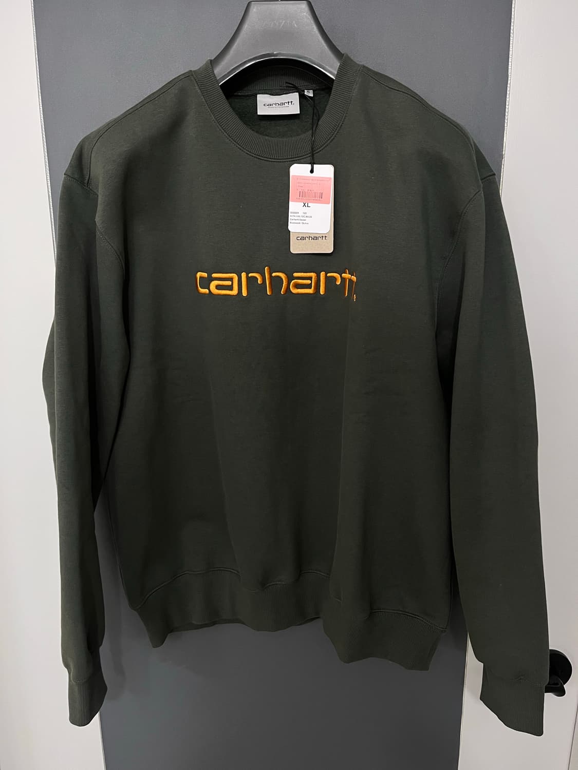 칼하트 wip 카키 맨투맨 XL (새상품) 상품이미지1