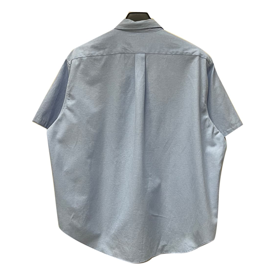 YALE 예일 오버핏 스카이블루 옥스포드 반팔 셔츠 M 상품이미지2