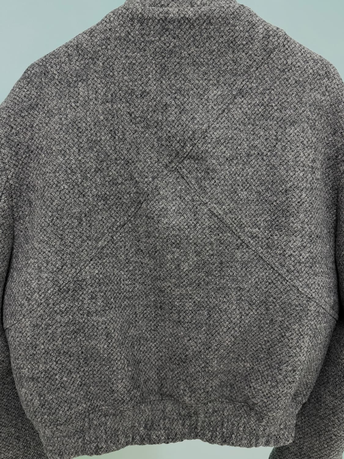 웨이비니스 하이넥 자켓 그레이 상품이미지6