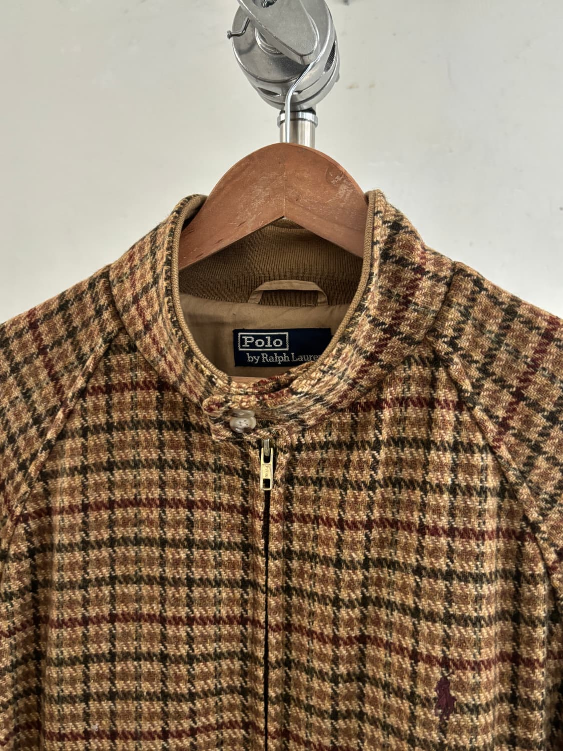 Polo 폴로 랄프로렌 90’s 건클럽체크 울 바라쿠타 자켓 상품이미지3